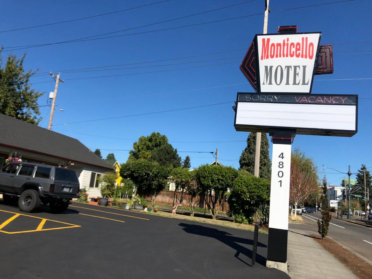 Monticello Motel Portland Exterior foto